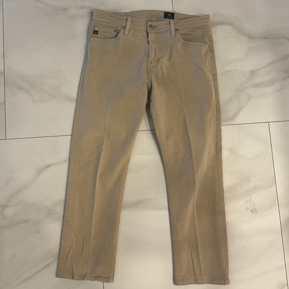 Adriano Goldschmied AG Everette SUD Sueded Slim Straight Pants. SZ 32/27 - Picture 6 of 16
